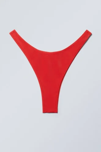Brasilianischer Mini-Bikini-Slip – Leuchtend rot