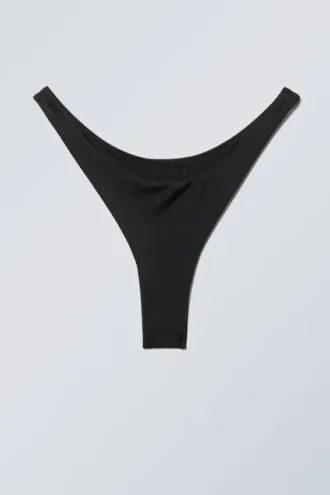 Brasilianischer Mini-Bikini-Slip – Schwarz