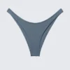 Brasilianischer Mini-Bikini-Slip – Staubblau – Schimmernd Brasilianischer Mini-Bikini-Slip – Staubblau – Schimmernd