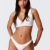 Brasilianischer Mini-Bikini-Slip – Weiß Brasilianischer Mini-Bikini-Slip – Weiß