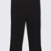 Capri-Hose mit mittlerer Leibhöhe – Schwarz Capri-Hose mit mittlerer Leibhöhe – Schwarz