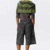 Cargo-Shorts mit mittlerer Leibhöhe und lockerer Passform – Navy Camo Cargo-Shorts mit mittlerer Leibhöhe und lockerer Passform – Navy Camo