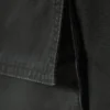 Cargohose mit niedriger Leibhöhe und weitem Bein – Dunkelkhaki Cargohose mit niedriger Leibhöhe und weitem Bein – Dunkelkhaki