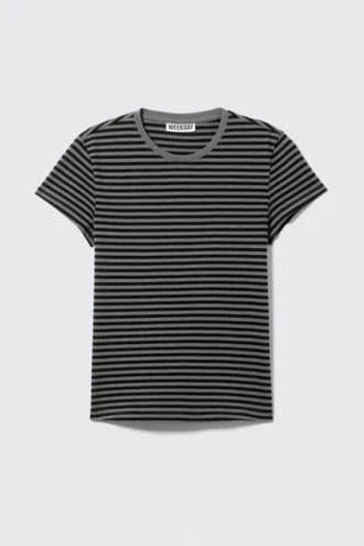 Carla Slim Fit T-Shirt – Dusty Grey