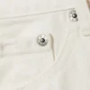 Carpenter-Jeans-Shorts mit niedriger Leibhöhe – Staubweiß