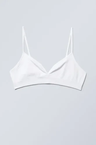 Cat Soft Seamless Triangle Bra – Weiß