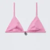 Charm Triangle Bikini-Oberteil – Hellrosa Charm Triangle Bikini-Oberteil – Hellrosa