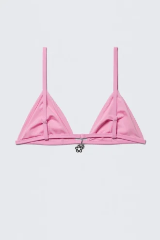 Charm Triangle Bikini-Oberteil – Hellrosa Charm Triangle Bikini-Oberteil – Hellrosa