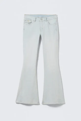 Cheri Low Waist Flared Jeans – Himmelblau – Hellblau