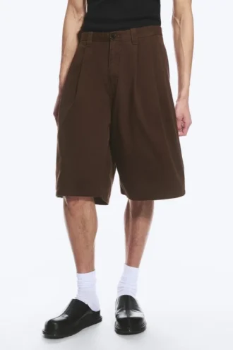 Chino-Shorts aus Baumwolle – Dunkelbraun