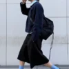 Chino-Shorts mit lockerer Passform und mittlerer Leibhöhe – Schwarz Chino-Shorts mit lockerer Passform und mittlerer Leibhöhe – Schwarz