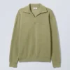 Clark Polo-Sweatshirt – Khaki Clark Polo-Sweatshirt – Khaki