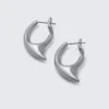 Claw-Creolen – Silber Claw-Creolen – Silber