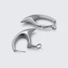 Claw-Creolen – Silber Claw-Creolen – Silber