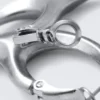 Claw-Creolen – Silber Claw-Creolen – Silber