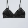 Cleo Triangle Bralette – Schwarz Cleo Triangle Bralette – Schwarz
