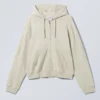 Craig Zip Kapuzenpullover – Light Mole Craig Zip Kapuzenpullover – Light Mole