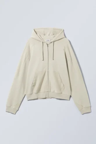 Craig Zip Kapuzenpullover – Light Mole Craig Zip Kapuzenpullover – Light Mole