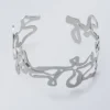 Curl Choker-Halskette – Silber Curl Choker-Halskette – Silber