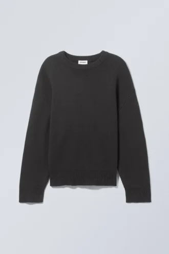 Cypher Oversize-Pullover – Schwarz
