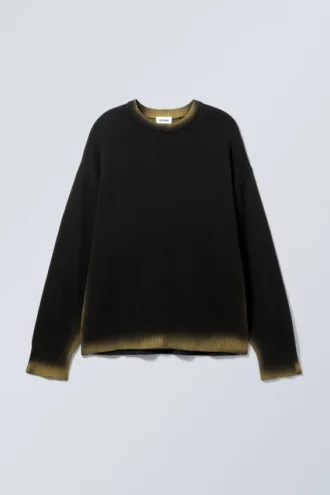 Cypher-Pullover mit Print – Schwarz