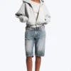 Danni Scuba Zip Kapuzenpullover – Grau meliert Danni Scuba Zip Kapuzenpullover – Grau meliert