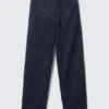 Denim-Anzughose in Relaxed Fit – Slub Rinse – Dunkelblau Denim-Anzughose in Relaxed Fit – Slub Rinse – Dunkelblau