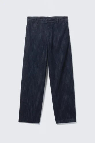 Denim-Anzughose in Relaxed Fit – Slub Rinse – Dunkelblau Denim-Anzughose in Relaxed Fit – Slub Rinse – Dunkelblau