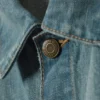 Denim-Truckerjacke in Regular Fit – Dusty Cyan Denim-Truckerjacke in Regular Fit – Dusty Cyan