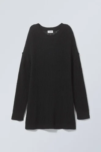 Dilaria Oversize-Pullover – Schwarz