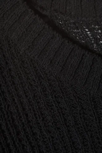 Dilaria Oversize-Pullover – Schwarz