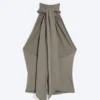 Drapiertes Neckholder-Oberteil – Dusty Mole Drapiertes Neckholder-Oberteil – Dusty Mole