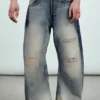 Drift Low Rise Loose Barrel Jeans – Mittelblau – Mittelblau Drift Low Rise Loose Barrel Jeans – Mittelblau – Mittelblau