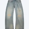 Drift Low Rise Loose Barrel Jeans – Mittelblau – Mittelblau Drift Low Rise Loose Barrel Jeans – Mittelblau – Mittelblau