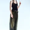 Dunno Unisex-Barrel-Jeans mit niedriger Leibhöhe und weitem Bein – Washed Sulfur – Dark Khaki | Cheap Monday Gb Dunno Unisex-Barrel-Jeans mit niedriger Leibhöhe und weitem Bein – Washed Sulfur – Dark Khaki | Cheap Monday Gb