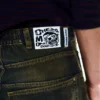 Dunno Unisex-Barrel-Jeans mit niedriger Leibhöhe und weitem Bein – Washed Sulfur – Dark Khaki | Cheap Monday Gb Dunno Unisex-Barrel-Jeans mit niedriger Leibhöhe und weitem Bein – Washed Sulfur – Dark Khaki | Cheap Monday Gb