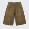 Dunno Unisex-Carpenter-Jorts mit lockerer Passform – Dunkelbraun | Cheap Monday Gb Dunno Unisex-Carpenter-Jorts mit lockerer Passform – Dunkelbraun | Cheap Monday Gb