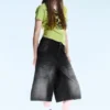 Dunno Unisex Loose Fit Carpenter Jorts – Black Web – Schwarz | Cheap Monday GB Dunno Unisex Loose Fit Carpenter Jorts – Black Web – Schwarz | Cheap Monday GB