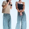 Dunno Unisex Low Rise Loose Barrel Jeans – 02 Blue – Medium Blue | Cheap Monday Gb Dunno Unisex Low Rise Loose Barrel Jeans – 02 Blue – Medium Blue | Cheap Monday Gb