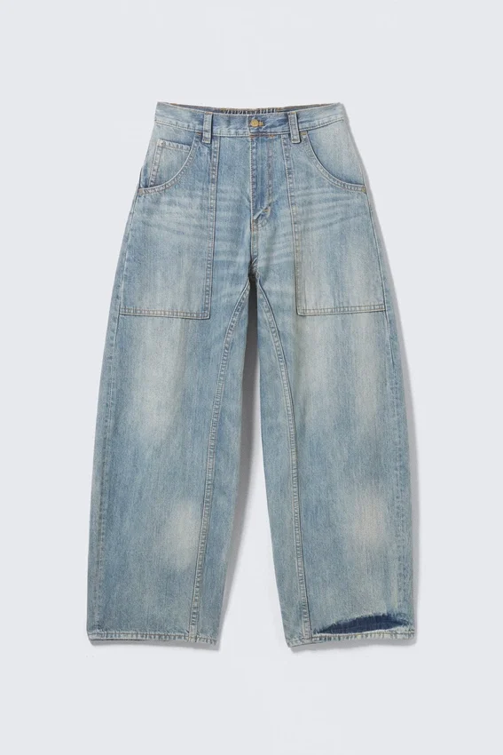 Dunno Unisex Low Rise Loose Barrel Jeans – Cloudy Blue – Mittelblau | Cheap Monday Gb Dunno Unisex Low Rise Loose Barrel Jeans – Cloudy Blue – Mittelblau | Cheap Monday Gb