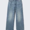 Dynasty Low Rise Loose Wide Jeans – Blue Stream – Mittelblau Dynasty Low Rise Loose Wide Jeans – Blue Stream – Mittelblau