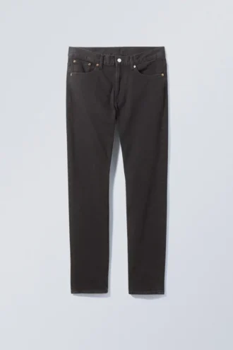 Easy Regular Straight Jeans – Almost Black – Schwarz