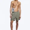 Ed Bleached Badeshorts – Hellstaubiges Khaki-Grün Ed Bleached Badeshorts – Hellstaubiges Khaki-Grün