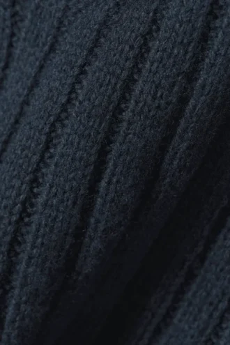 Eden Oversized-Pullover aus Wollmischung – Dunkelblau