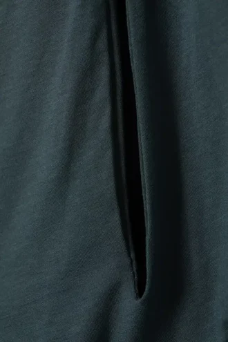 Ein-Schulter-Top mit Cut-out – Petrol