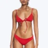 Einfarbige Bikinihose – Leuchtend rot Einfarbige Bikinihose – Leuchtend rot