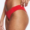 Einfarbige Bikinihose – Leuchtend rot Einfarbige Bikinihose – Leuchtend rot