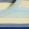 Enges Mini-T-Shirt – gestreift in Blau/Gelb Enges Mini-T-Shirt – gestreift in Blau/Gelb