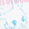 Enges Mini-T-Shirt mit Print – Weiß – White Bunny Enges Mini-T-Shirt mit Print – Weiß – White Bunny