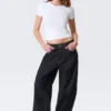 Enges Mini-T-Shirt – Weiß Enges Mini-T-Shirt – Weiß